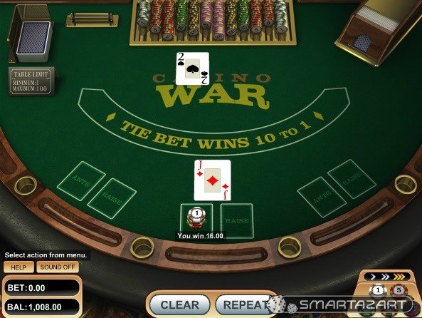 Casino War Slot Game