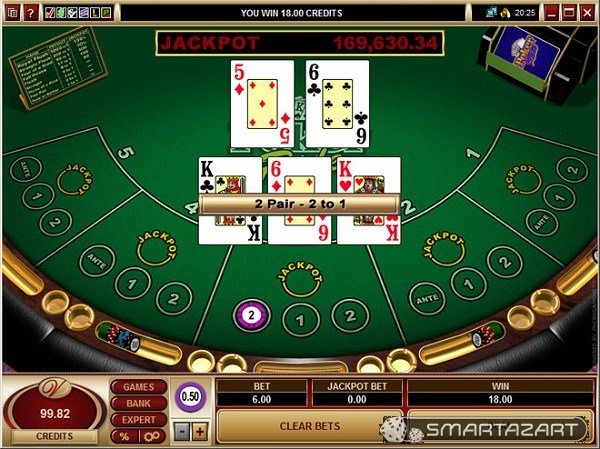 Покер Let It Ride Slot Game